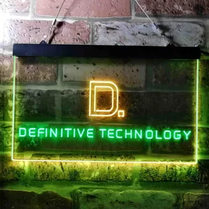Definitive Technology Logo Neon-Like LED Sign