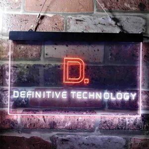 Definitive Technology Logo Neon-Like LED Sign