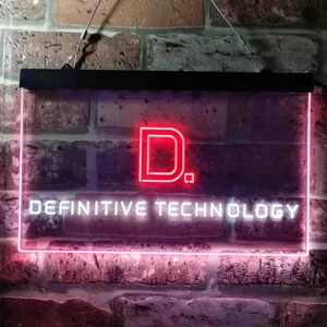 Definitive Technology Logo Neon-Like LED Sign