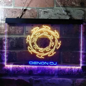 Denon DJ Logo Neon-Like LED Sign