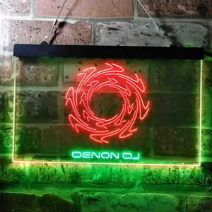 Denon DJ Logo Neon-Like LED Sign