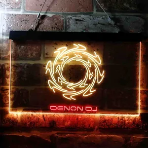 Denon DJ Logo Neon-Like LED Sign