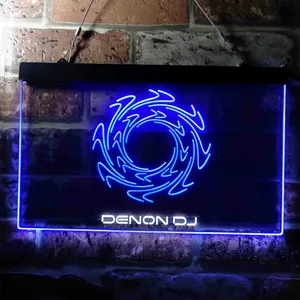 Denon DJ Logo Neon-Like LED Sign