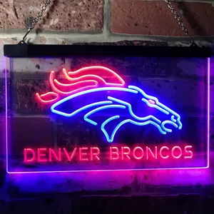 Denver Broncos Neon-Like LED Sign
