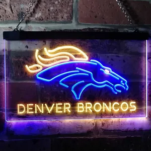 Denver Broncos Neon-Like LED Sign