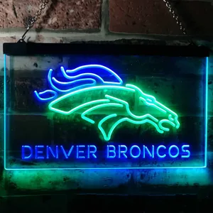 Denver Broncos Neon-Like LED Sign