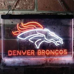 Denver Broncos Neon-Like LED Sign