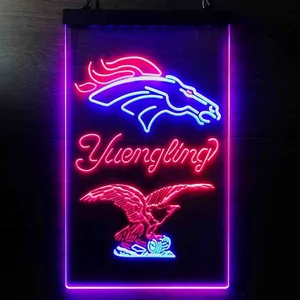 Denver Broncos Yuengling Neon-Like LED Sign