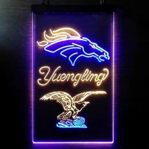 Denver Broncos Yuengling Neon-Like LED Sign