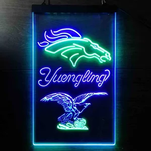 Denver Broncos Yuengling Neon-Like LED Sign