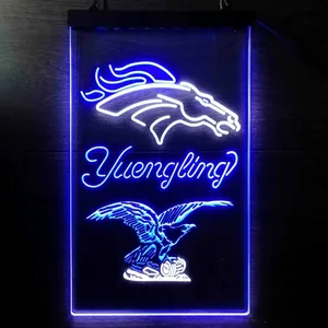 Denver Broncos Yuengling Neon-Like LED Sign