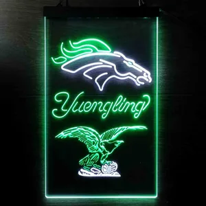 Denver Broncos Yuengling Neon-Like LED Sign