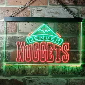 Denver Nuggets Logo Neon-Like LED Sign - Legacy Edition