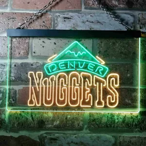 Denver Nuggets Logo Neon-Like LED Sign - Legacy Edition