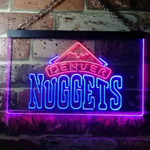 Denver Nuggets Logo Neon-Like LED Sign - Legacy Edition