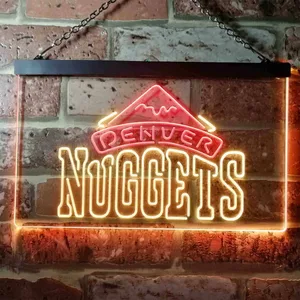 Denver Nuggets Logo Neon-Like LED Sign - Legacy Edition