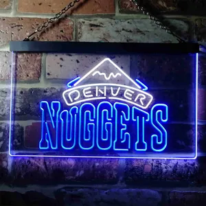 Denver Nuggets Logo Neon-Like LED Sign - Legacy Edition