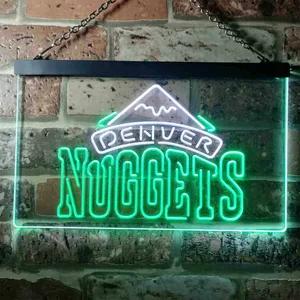 Denver Nuggets Logo Neon-Like LED Sign - Legacy Edition