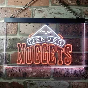 Denver Nuggets Logo Neon-Like LED Sign - Legacy Edition