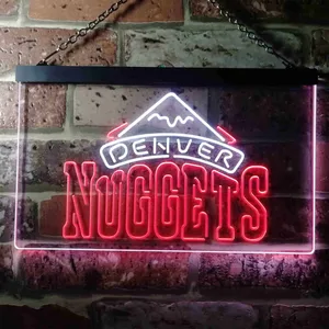 Denver Nuggets Logo Neon-Like LED Sign - Legacy Edition