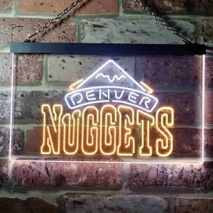 Denver Nuggets Logo Neon-Like LED Sign - Legacy Edition