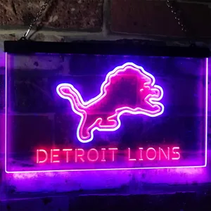 Detroit Lions Neon-Like LED Sign