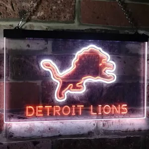 Detroit Lions Neon-Like LED Sign