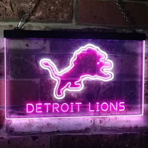 Detroit Lions Neon-Like LED Sign