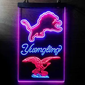 Detroit Lions Yuengling Neon-Like LED Sign