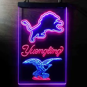 Detroit Lions Yuengling Neon-Like LED Sign