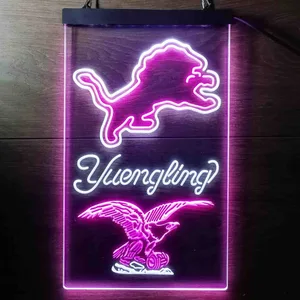 Detroit Lions Yuengling Neon-Like LED Sign