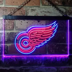 Detroit Red Wings Logo 1 Neon-Like LED Sign
