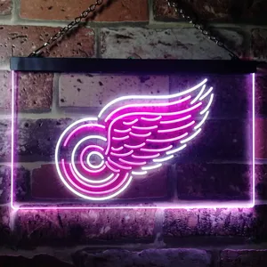 Detroit Red Wings Logo 1 Neon-Like LED Sign