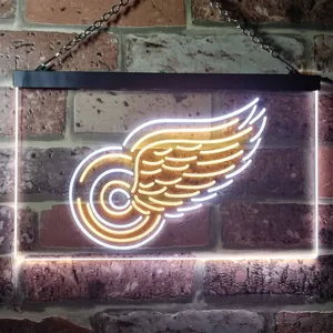 Detroit Red Wings Logo 1 Neon-Like LED Sign
