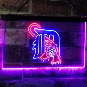 Detroit Tigers Logo 1 Neon-Like LED Sign - Legacy Edition