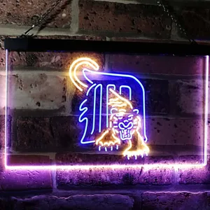 Detroit Tigers Logo 1 Neon-Like LED Sign - Legacy Edition