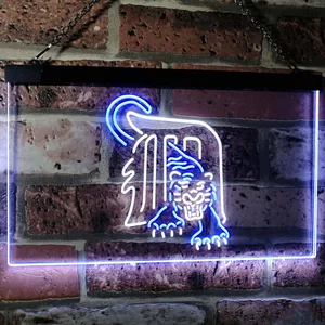 Detroit Tigers Logo 1 Neon-Like LED Sign - Legacy Edition