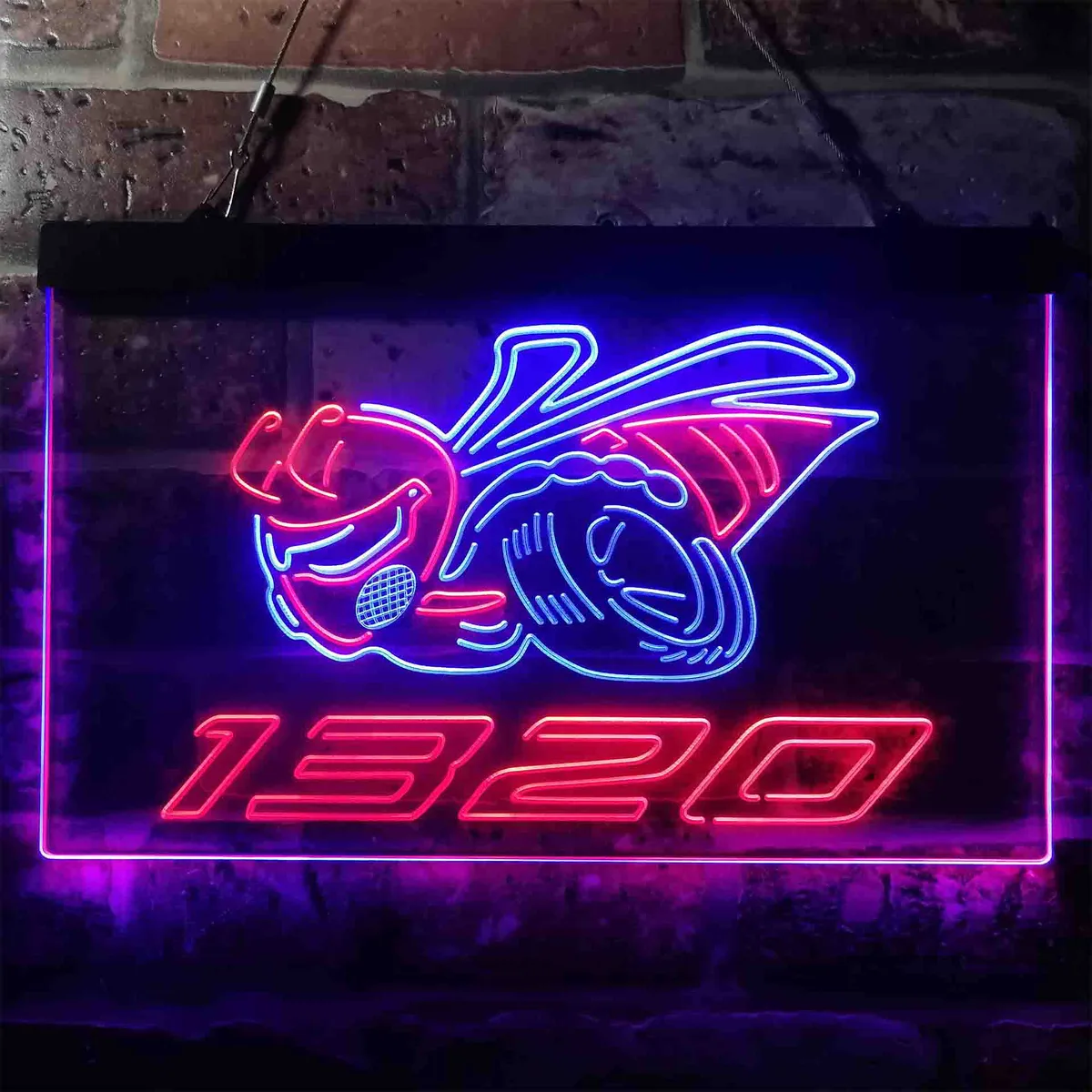 Dodge Challenger Angry Bee 1320 Neon-Like LED Sign