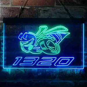 Dodge Challenger Angry Bee 1320 Neon-Like LED Sign