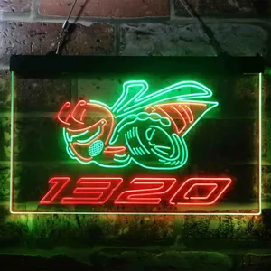 Dodge Challenger Angry Bee 1320 Neon-Like LED Sign