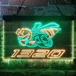 Dodge Challenger Angry Bee 1320 Neon-Like LED Sign