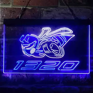 Dodge Challenger Angry Bee 1320 Neon-Like LED Sign