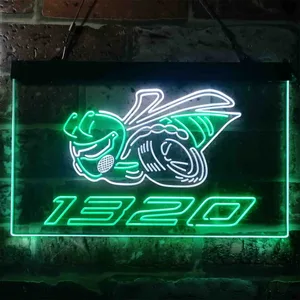 Dodge Challenger Angry Bee 1320 Neon-Like LED Sign