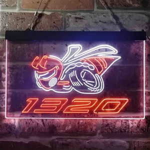 Dodge Challenger Angry Bee 1320 Neon-Like LED Sign