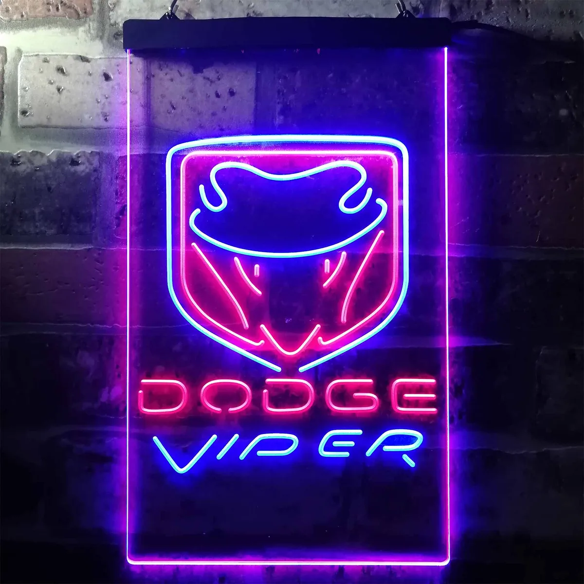 Dodge Viper Fangs 2 Neon-Like LED Sign