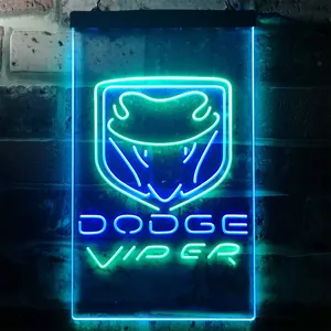 Dodge Viper Fangs 2 Neon-Like LED Sign