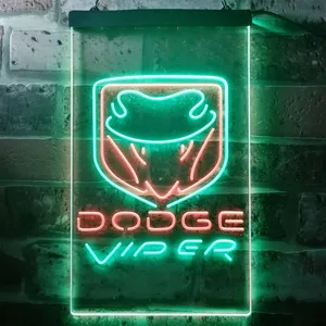 Dodge Viper Fangs 2 Neon-Like LED Sign