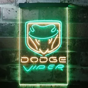 Dodge Viper Fangs 2 Neon-Like LED Sign