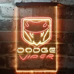 Dodge Viper Fangs 2 Neon-Like LED Sign