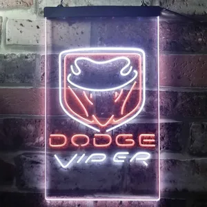 Dodge Viper Fangs 2 Neon-Like LED Sign